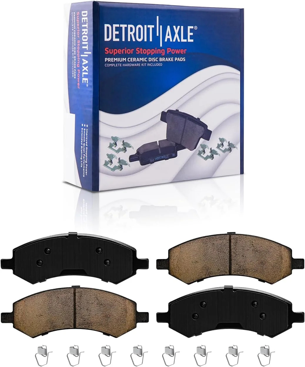 Detroit Axle – Front Brake Kit for 2006-2018 Dodge Ram 1500, 07-09 Durango Chrys