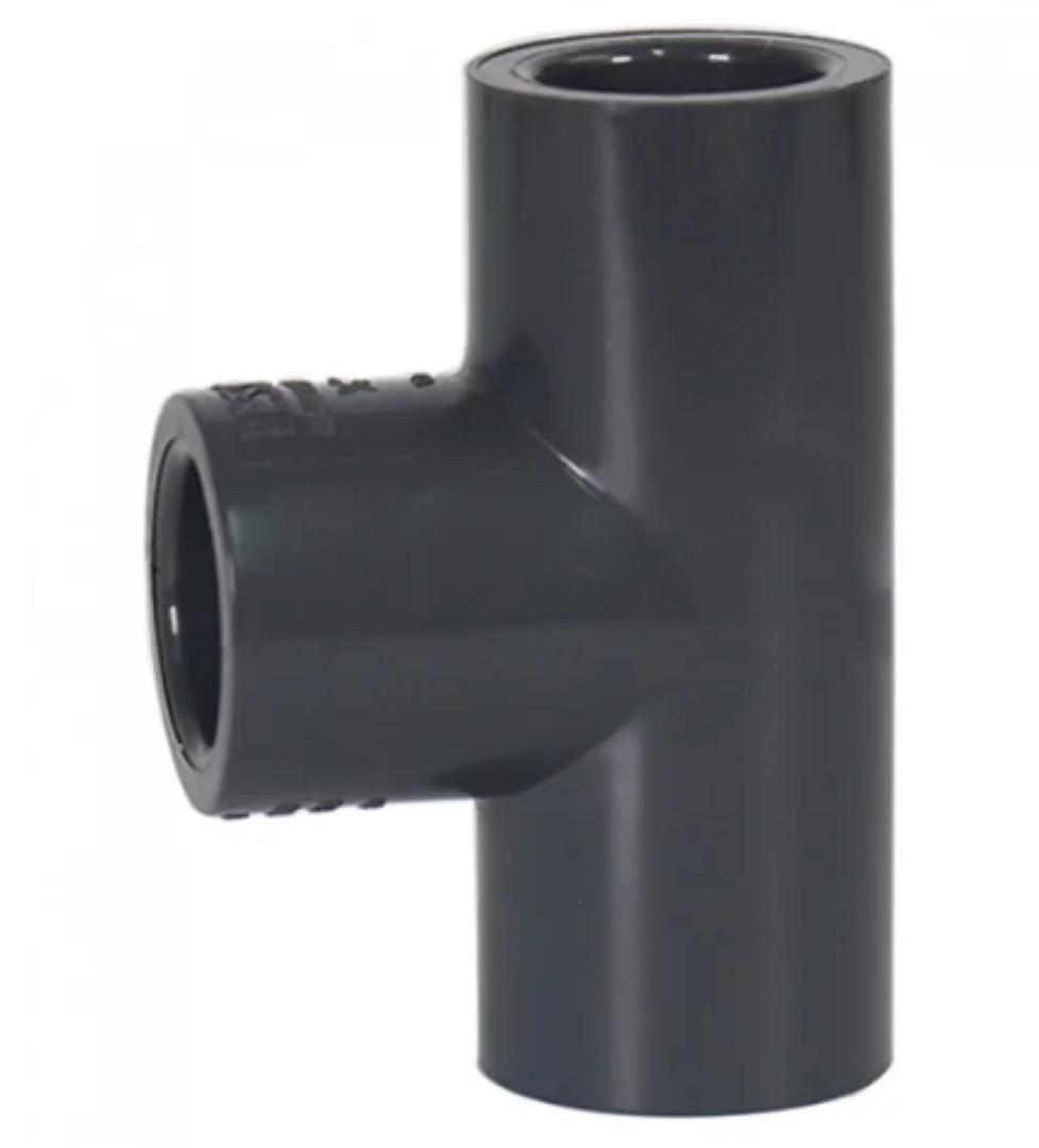 Lesso 801-030 Schedule 80 PVC Fittings 3in. Tee Connector (SOC x SOC x SOC) 5pcs