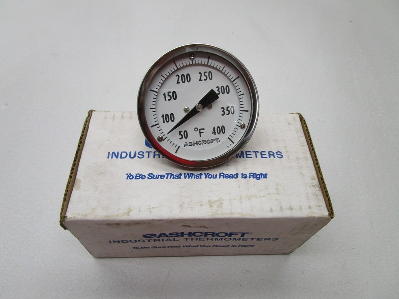 ASHCROFT 30EI60R040-50/400F BIMETAL THERMOMETER NSMP