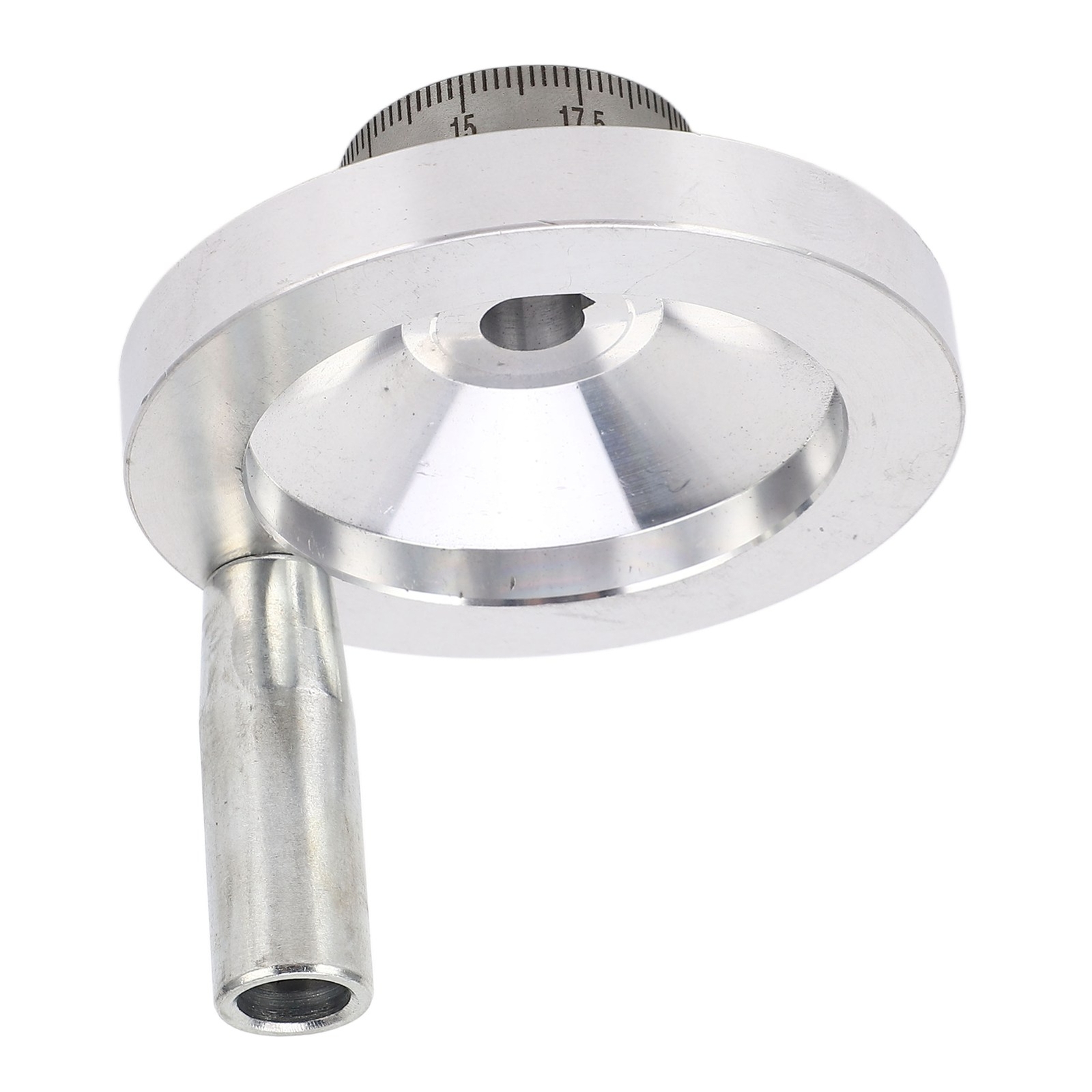 Lathe Handwheel 80mm Aluminum Alloy Hand Wheel With Crank Handle For 7×12 7×14