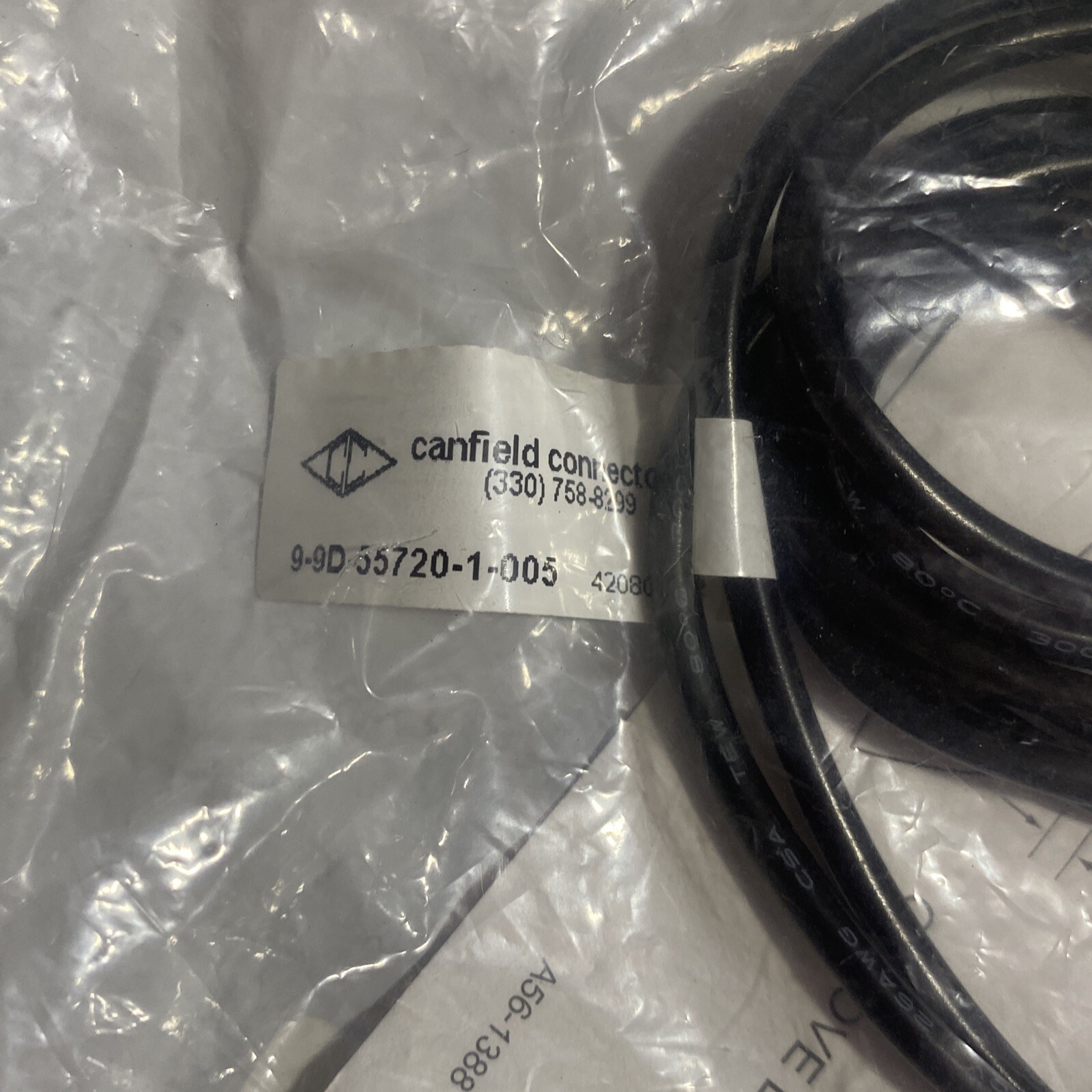 NEW SEALED BOX CANFIELD CONNECTOR 9-9D-55720-1-005 SENSOR 5-28VDC, .2A, 4.8W