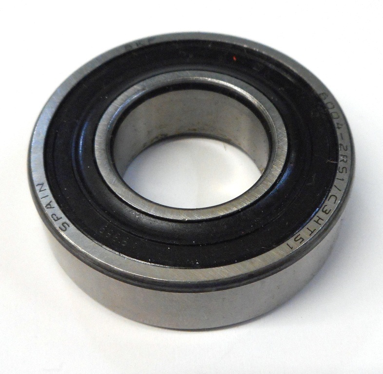 SKF, DEEP GROOVE BALL BEARING, 6004-2RS1/C3, 20 X 42 X 12 MM, C0, DOUBLE SEAL