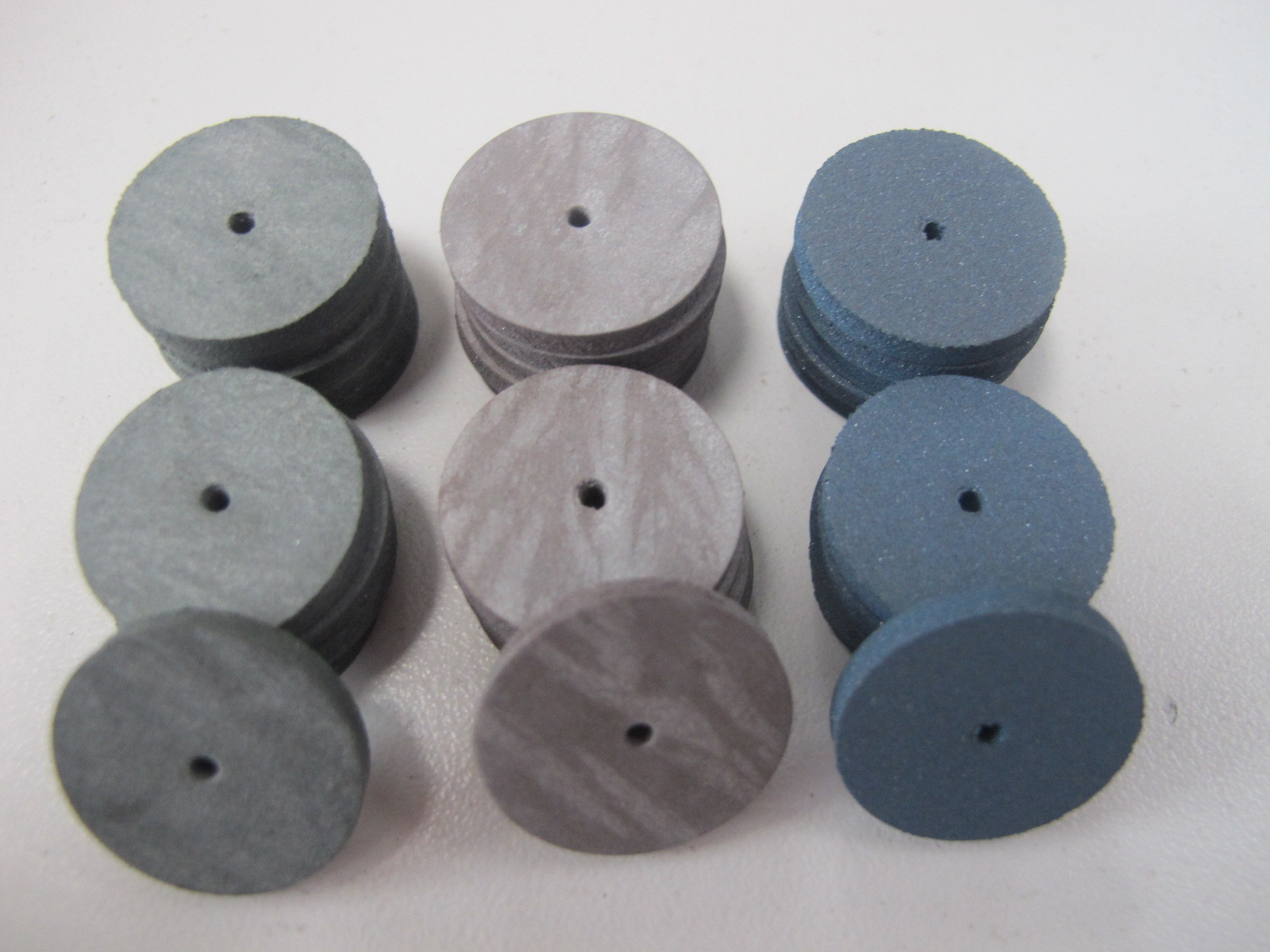 (30) Keystone SUPERIOR RUBBER Polishing Abrasive Wheels 7/8″ Jewelry GOLD ALLOYS