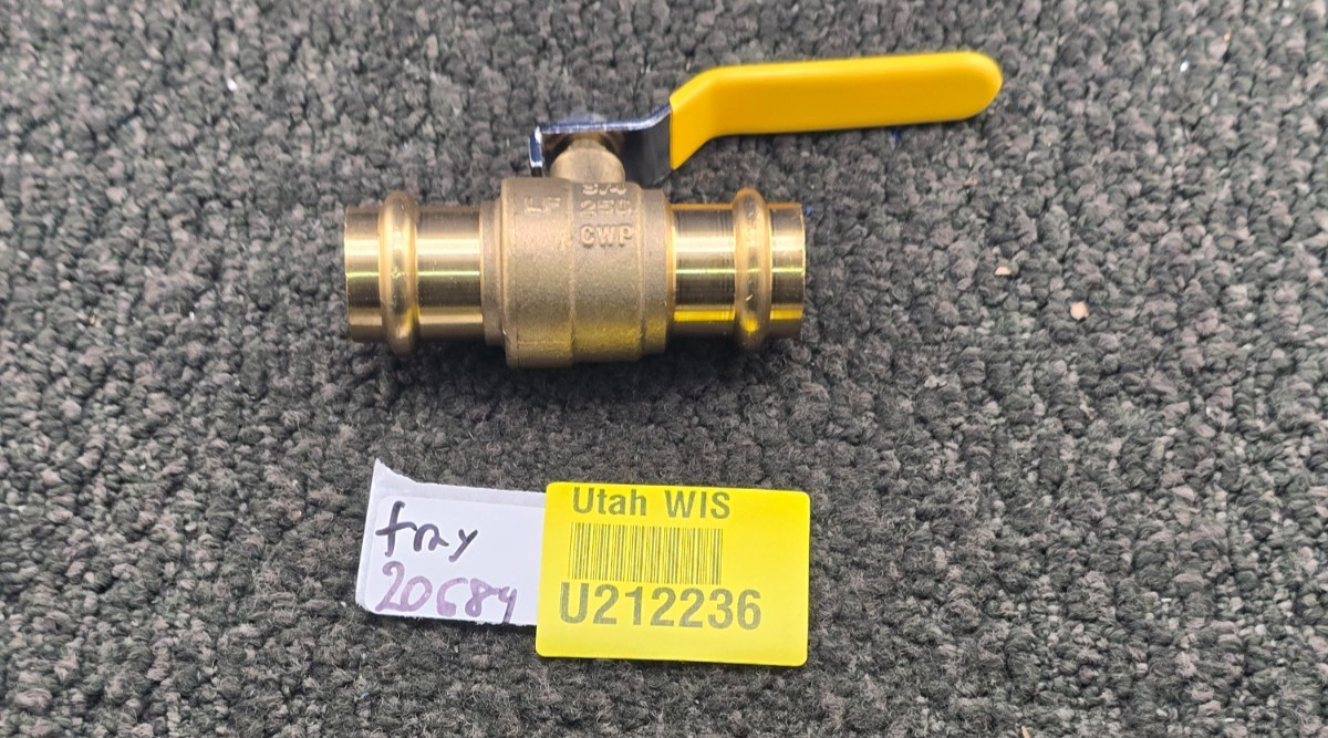 (QTY 2) DMNI 3/4″ 250CWP BRASS BALL VALVE REPLACEMENT HEAVY DUTY
