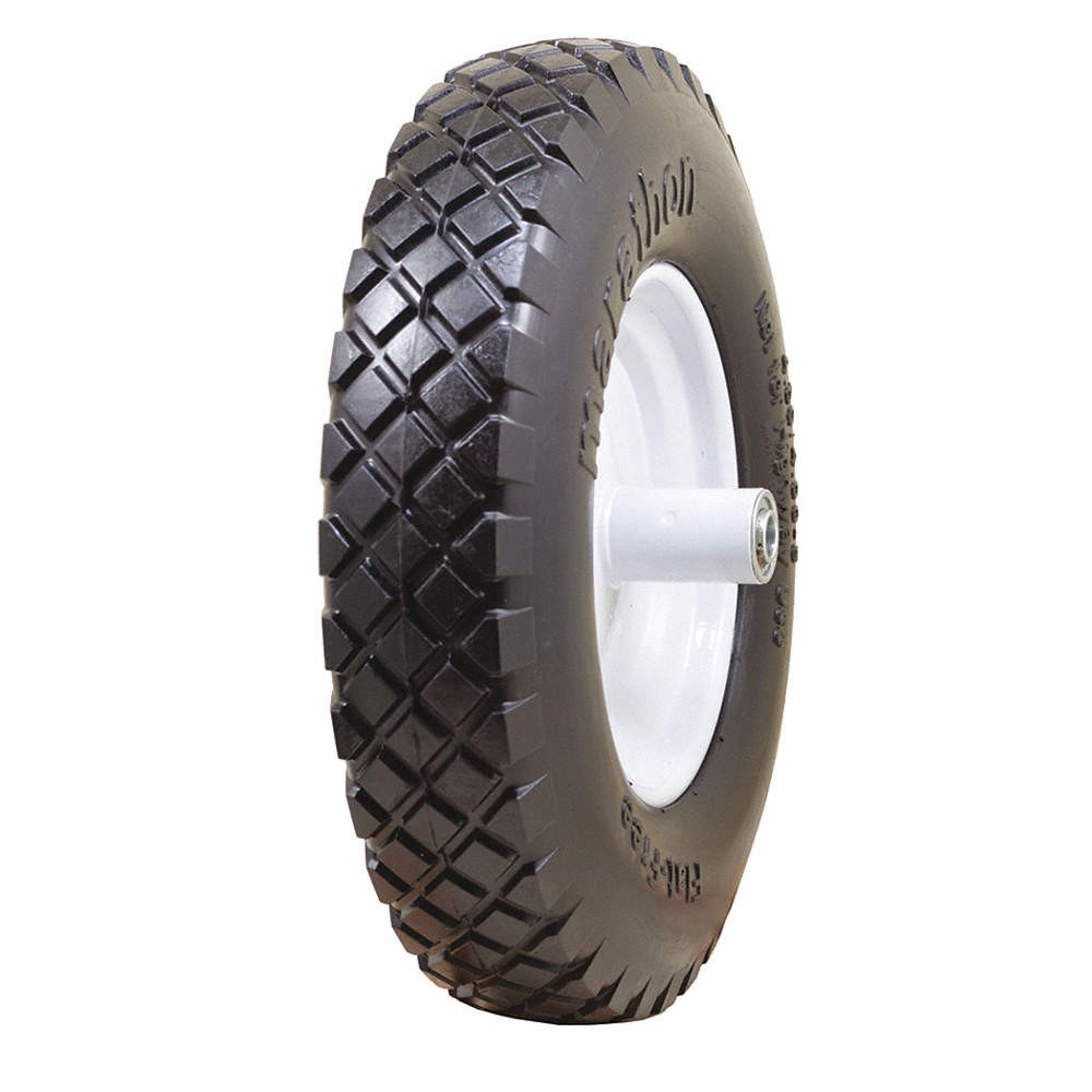 APPROVED VENDOR 53CM70 Flat-Free Wheel,15-1/2″,375 lb. 53CM70