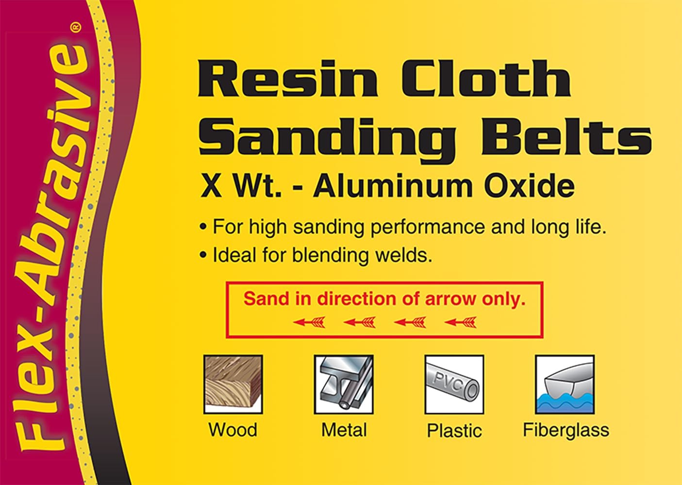 IVY Classic 43102 Flex-Abrasive 4-Inch x 24-Inch 50 Grit Coarse 4 x 24-inch