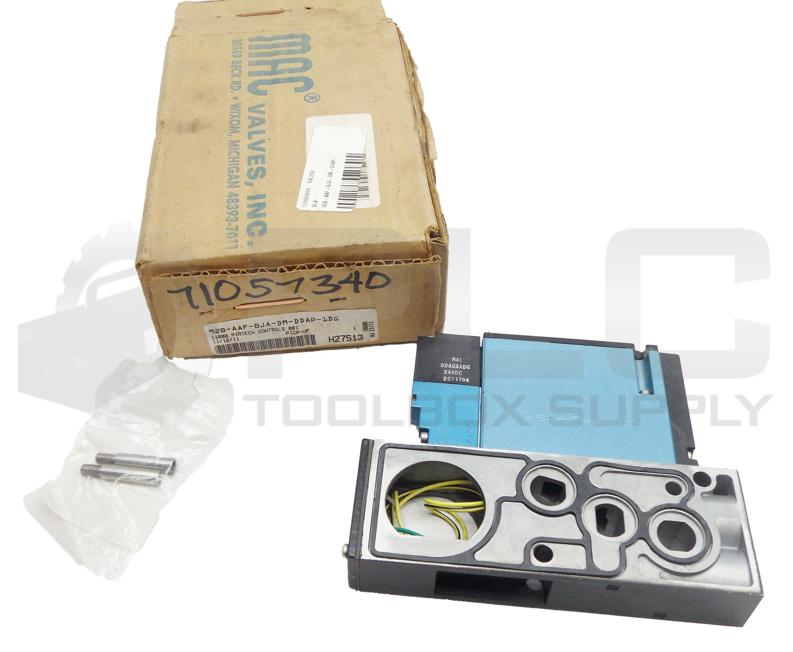 NEW MAC 92B-AAF-BJA-DM-DDAP-1DG SOLENOID VALVE 20 TO 120 PSI W/DMB-DDAP-1DG
