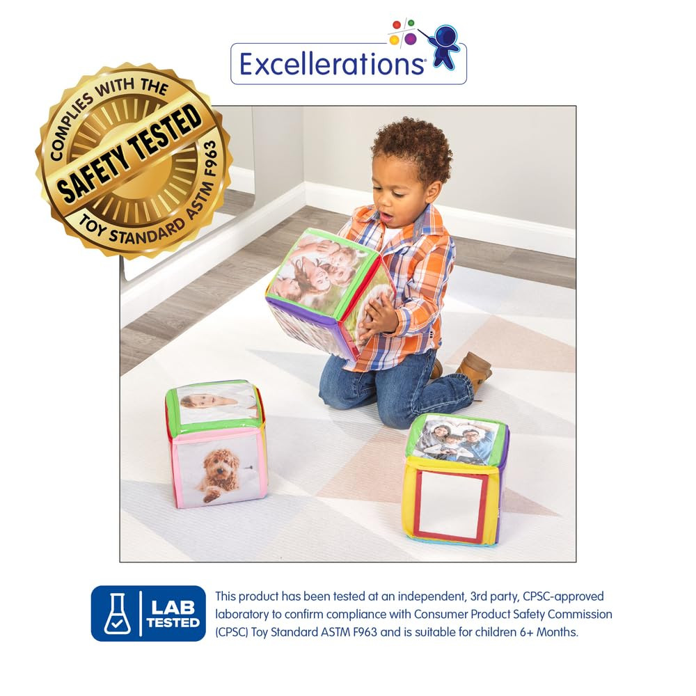 Infant Photo Cubes with Mirror Set of 3 Classroom Activity (Item # PICS)