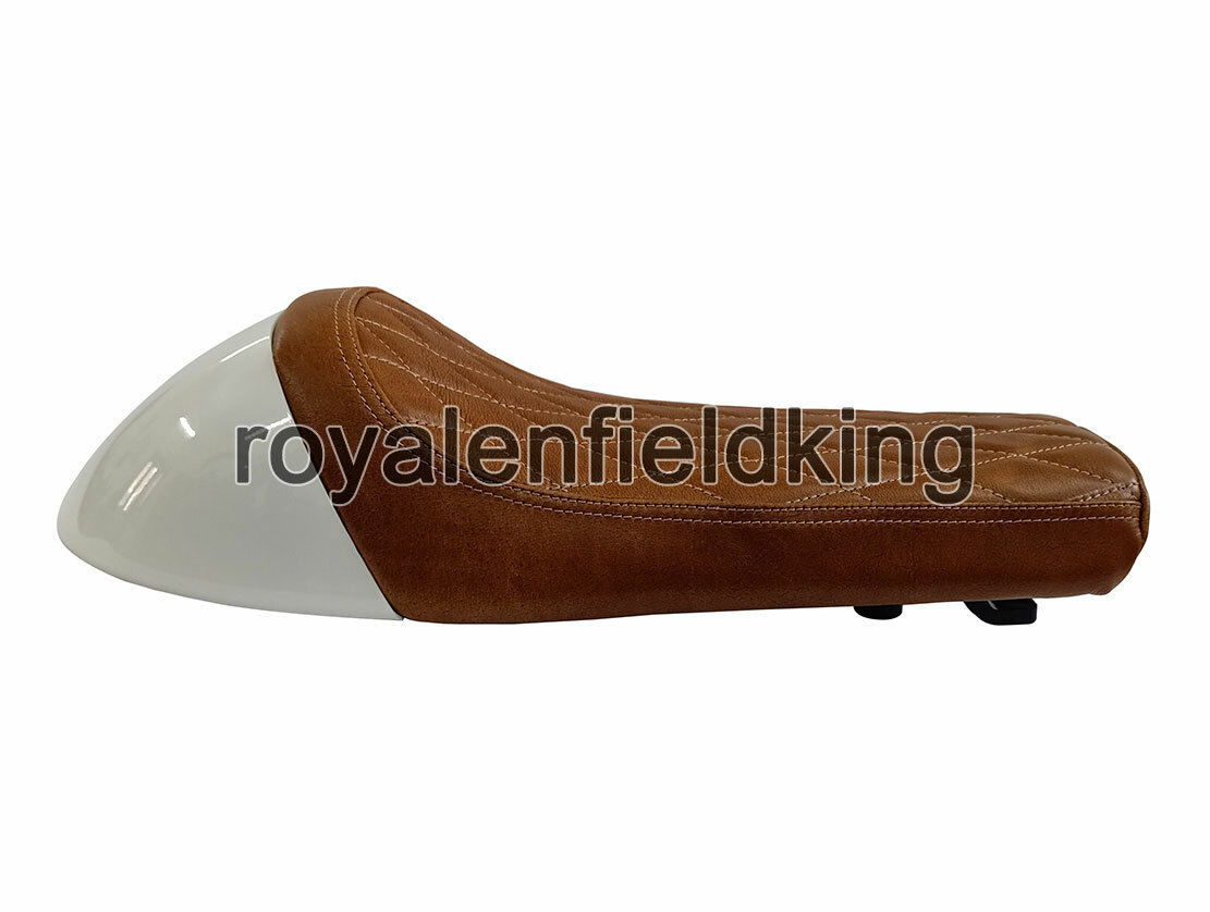 Fit For Royal Enfield GT & Interceptor 650 D5 Touring Single Seat & White Cowl