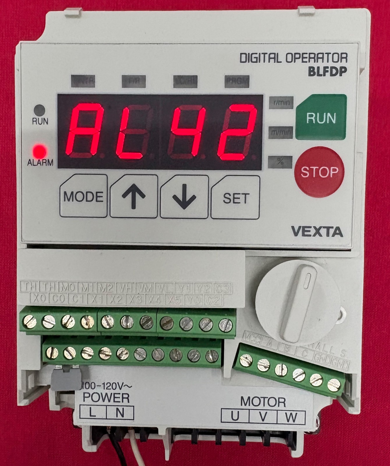 VEXTA BLFDP BLFD30A2 DIGITAL OPERATOR BRUSHLESS DC MOTOR DRIVER – PARTS/REPAIR