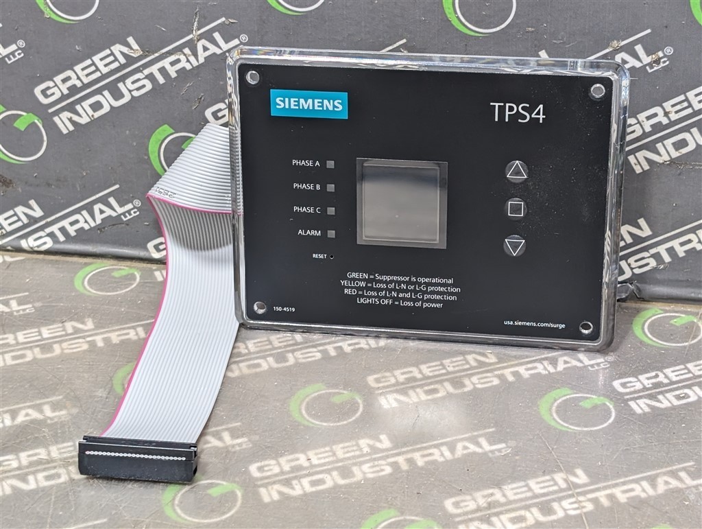 USED Siemens TPS4 Surge Protection Device Display / Operator Assembly 150-4519