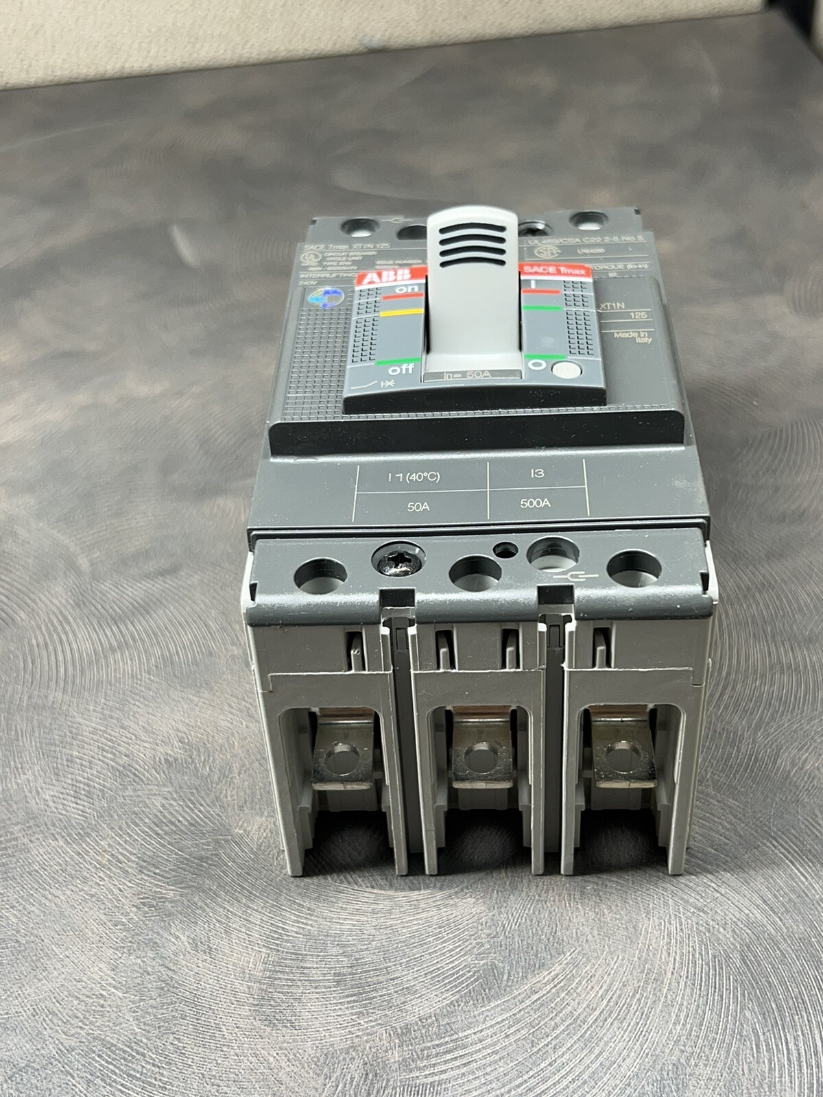 NEW NEVER USED XT1NU3050AFF000XXX ABB 50 AMP BREAKER
