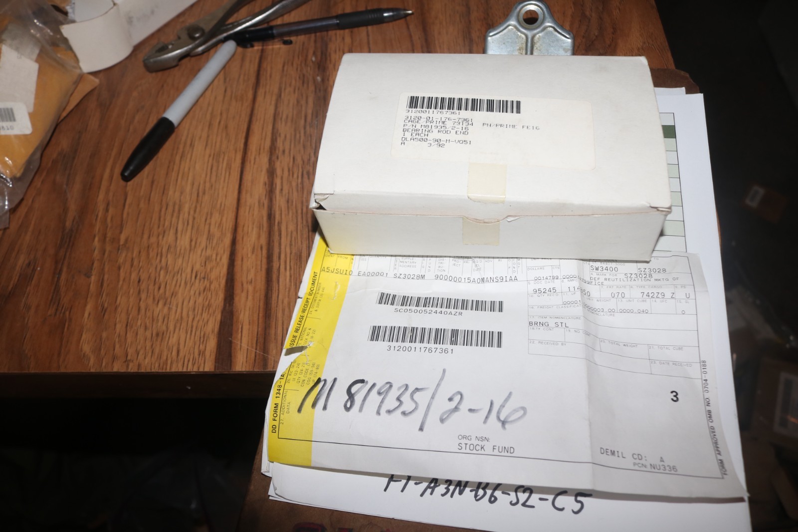 NOS RBC Heim FE-16 Rod End Bearing 1″ Bore RBC M81935 2-16 3120-01-176-7361