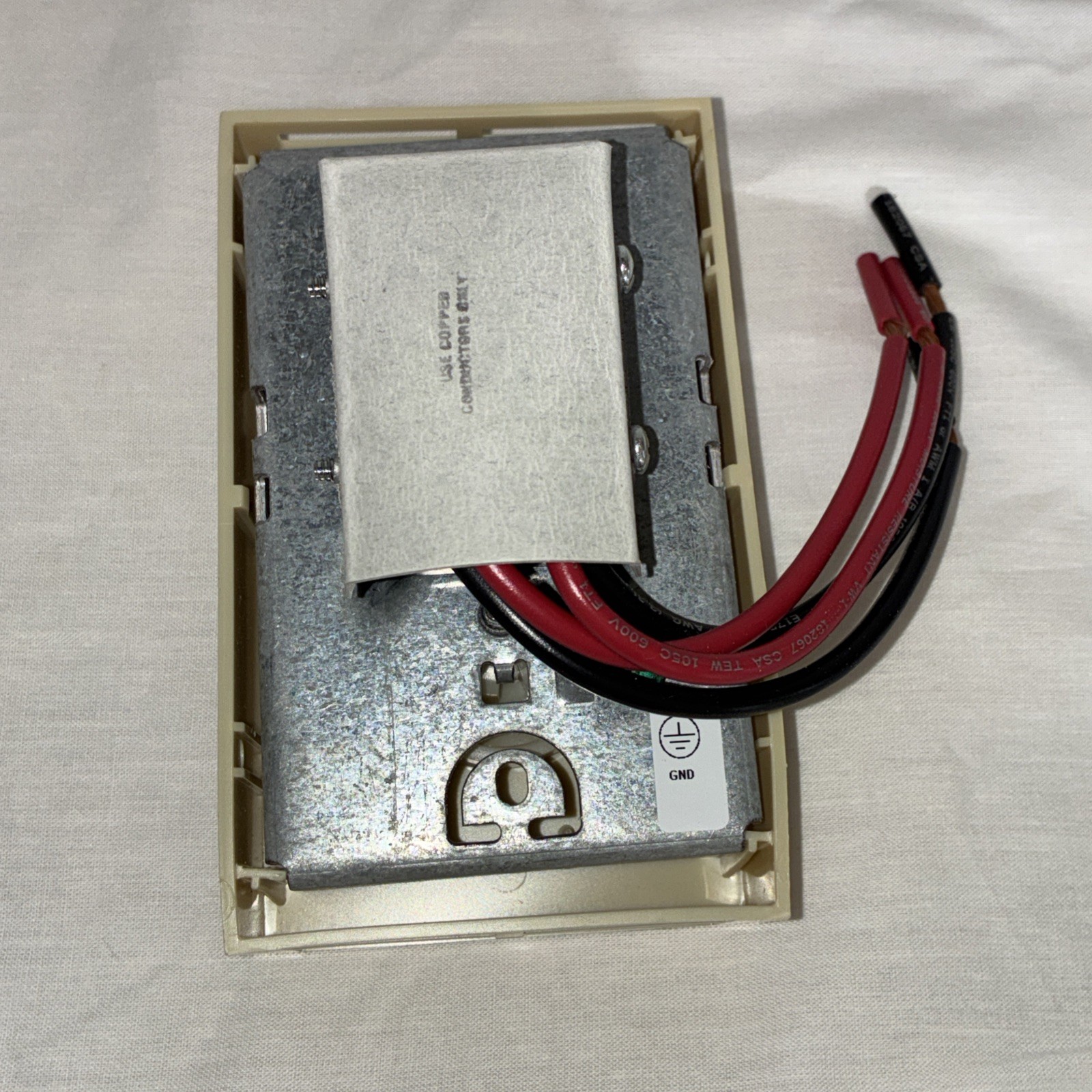 MARLEY LINE VOLTAGE THERMOSTAT TWO CIRCUIT 45F-75F Range Model M600M 120/240V