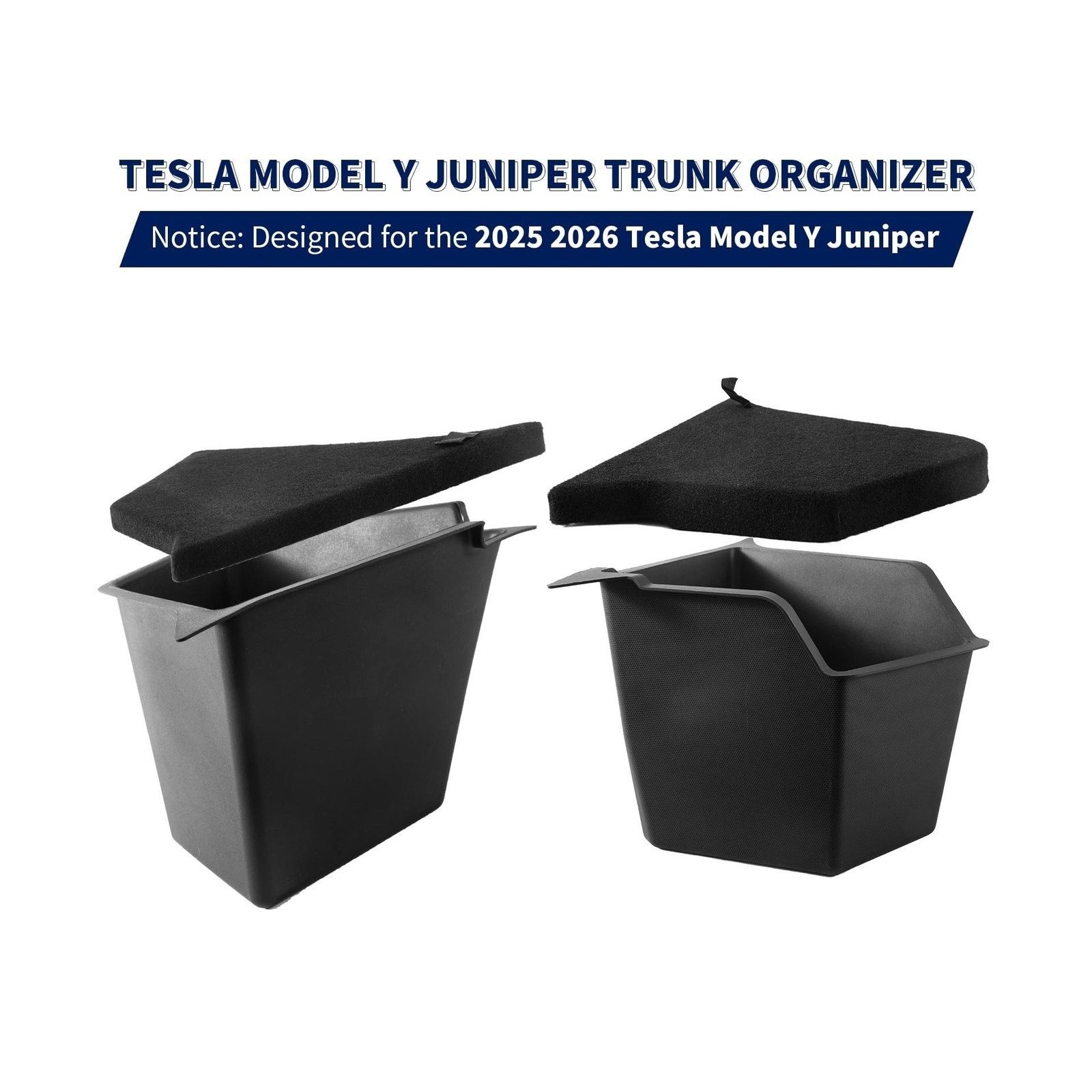 Tesla Model Y Juniper Rear Trunk Storage Bins 2025 2026 Tesla Model Y Juniper…