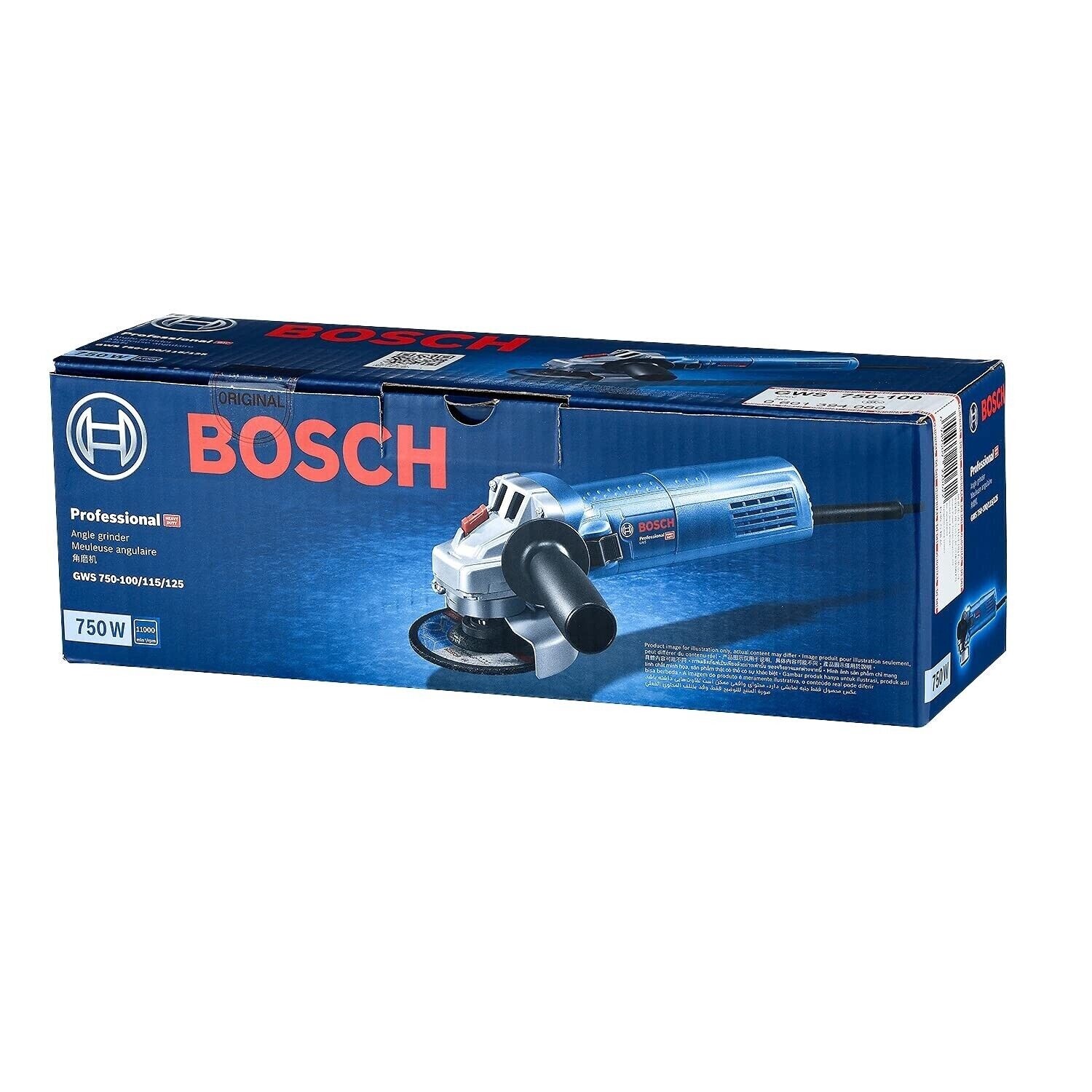 Bosch 100mm 750W Angle Grinder GWS 750-100, 220 Volt , Free shipping