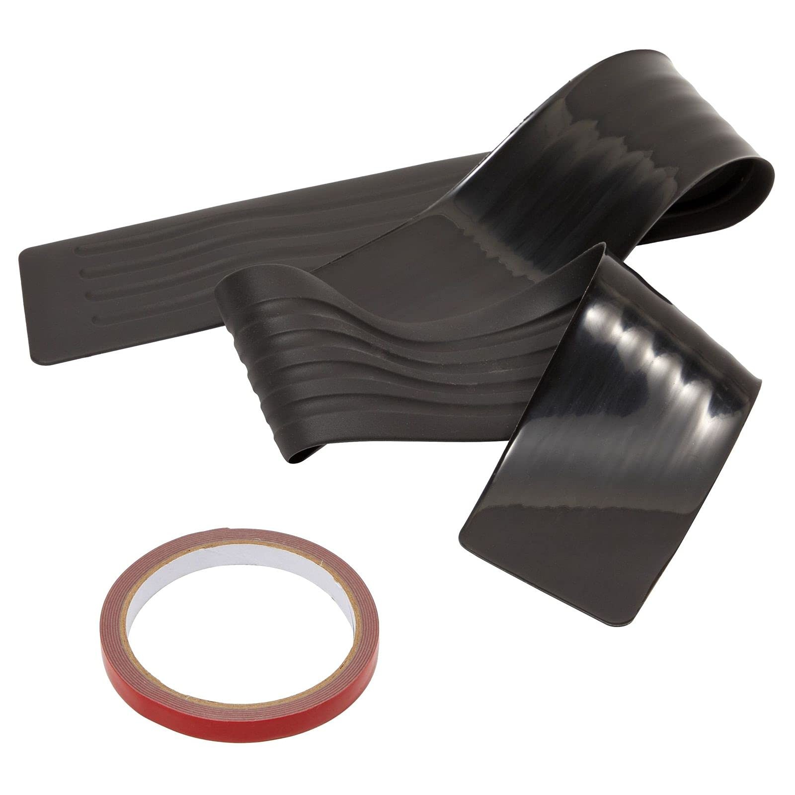 Rear Bumper Protector Trim Guard for Cars and SUVs, Universal 35 in, Black