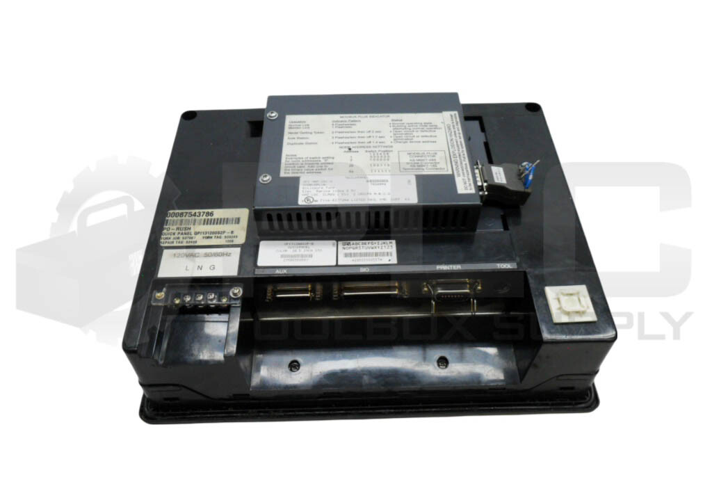 TOTAL CONTROL QPI31200S2P-B QUICKPANEL TOUCHSCREEN W/ QPI-MBP-201-G MODBUS PLUS