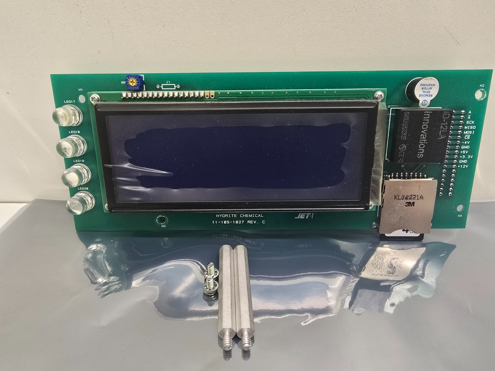 GOOD USED! HYDRITE CHEMICAL DISPLAY BOARD 11-105-1027