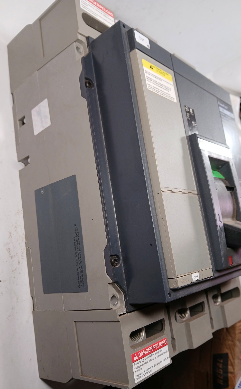 1 USED SQUARE D PJL36000S60 600A 3P MOLDED CASE CIRCUIT BREAKER ***MAKE OFFER***