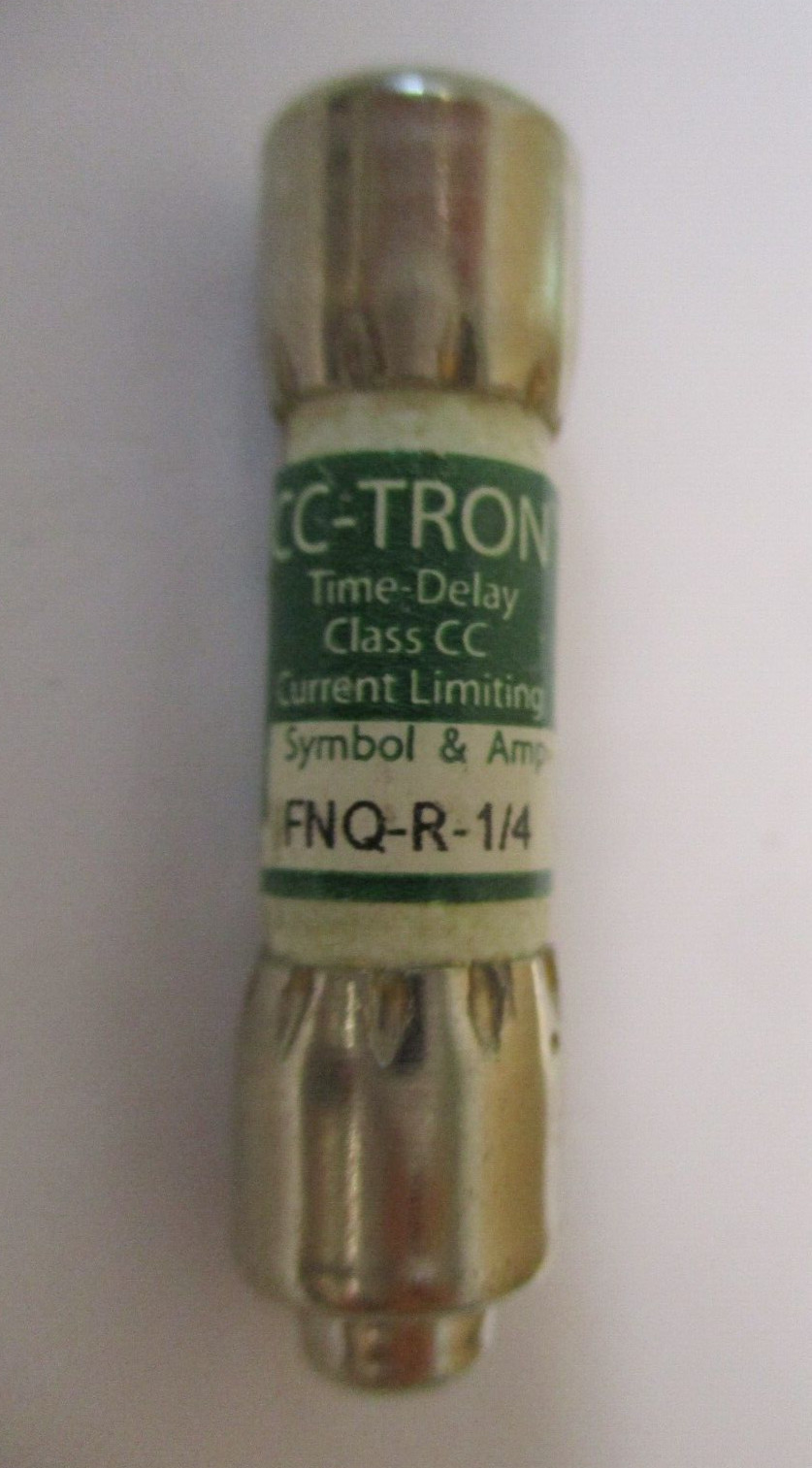 CC-Tron Fuse FNQ-R-1/4 Amp Time-Delay Current Limiting Lot of 6 Pieces 46724ISU