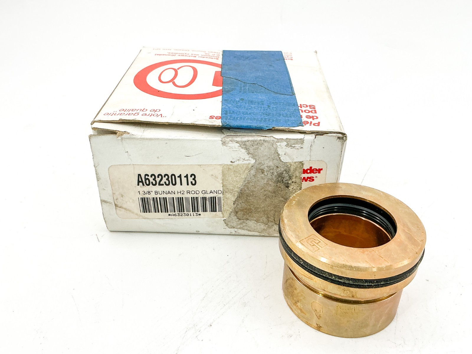 New Schrader Bellows A63230113 1-3/8″ Bunan H2 Rod Gland Kit
