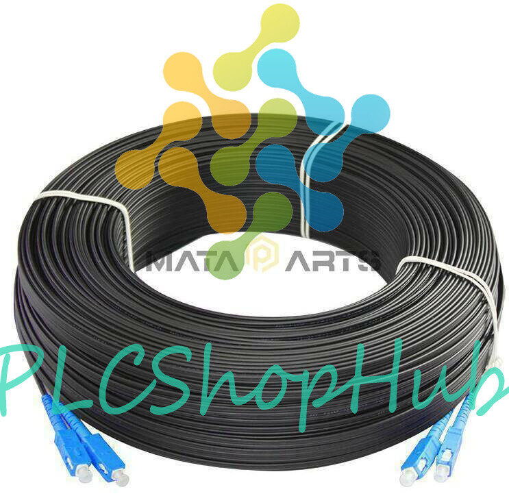 New 500M Outdoor SC-SC Duplex FTTH Drop Patch Cord G657 Fiber Optic Cable Jumper