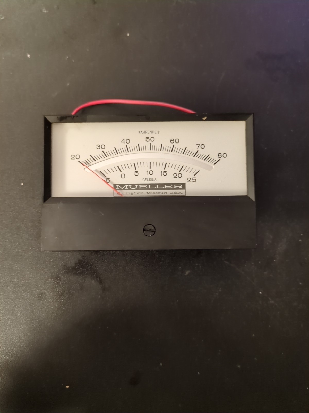 NEW Panel Meter Temperature Gauge Mueller *FREE SHIPPING*