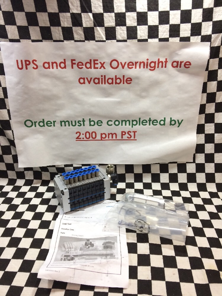 Festo Manifold valve CPV10-VI, 10P-10-8A-ETP-V-V-HNH5C+A,18200, SHIPSAMEDAY