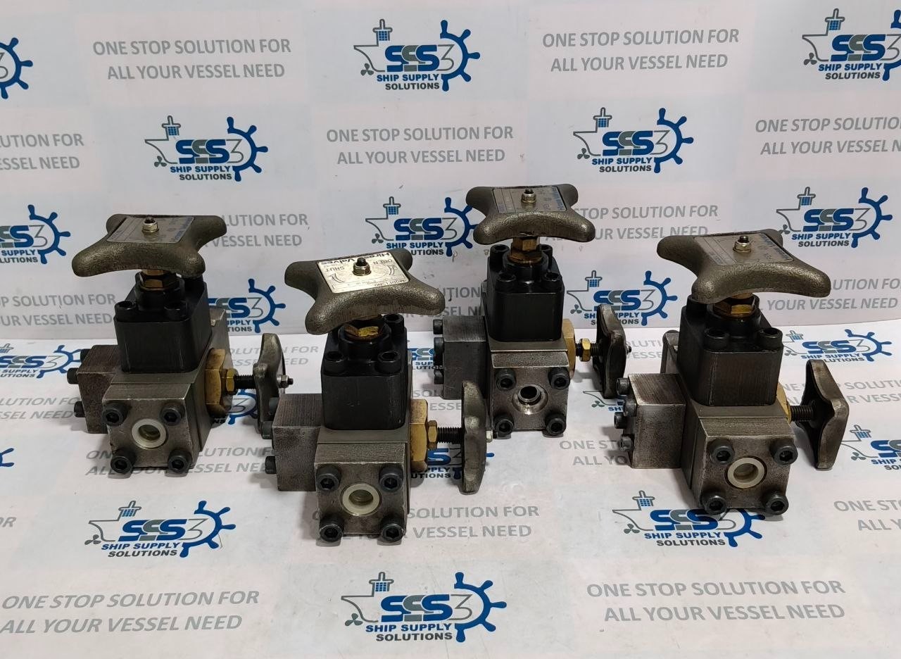 Hirose Valves HF-ACC-K-10X10-23 Hydraulic Valve Manifold Mount W/Handwheel