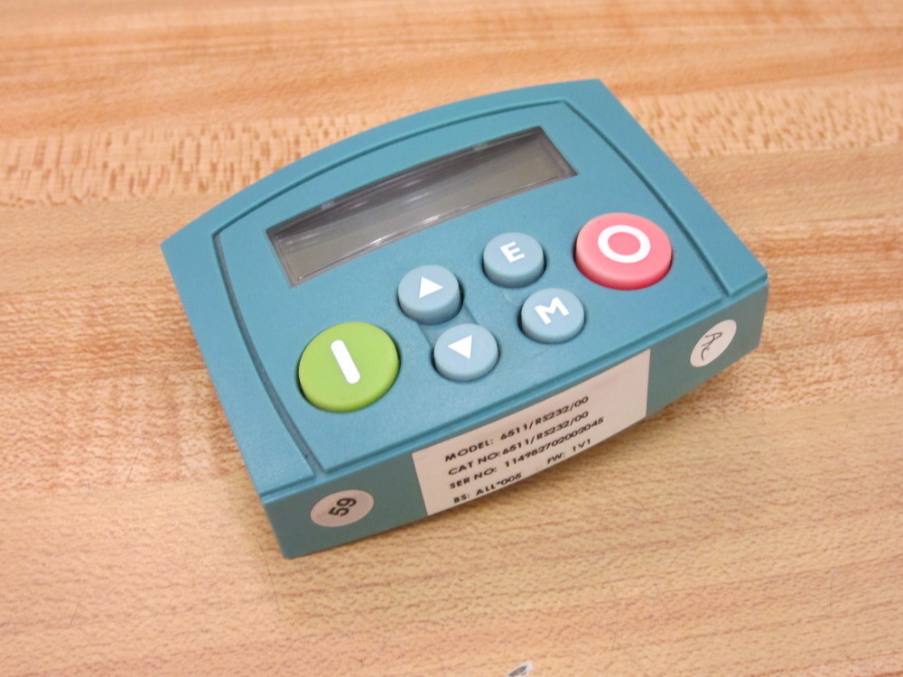 Parker 6511-RS3232-00 Operator Keypad 6511RS23200