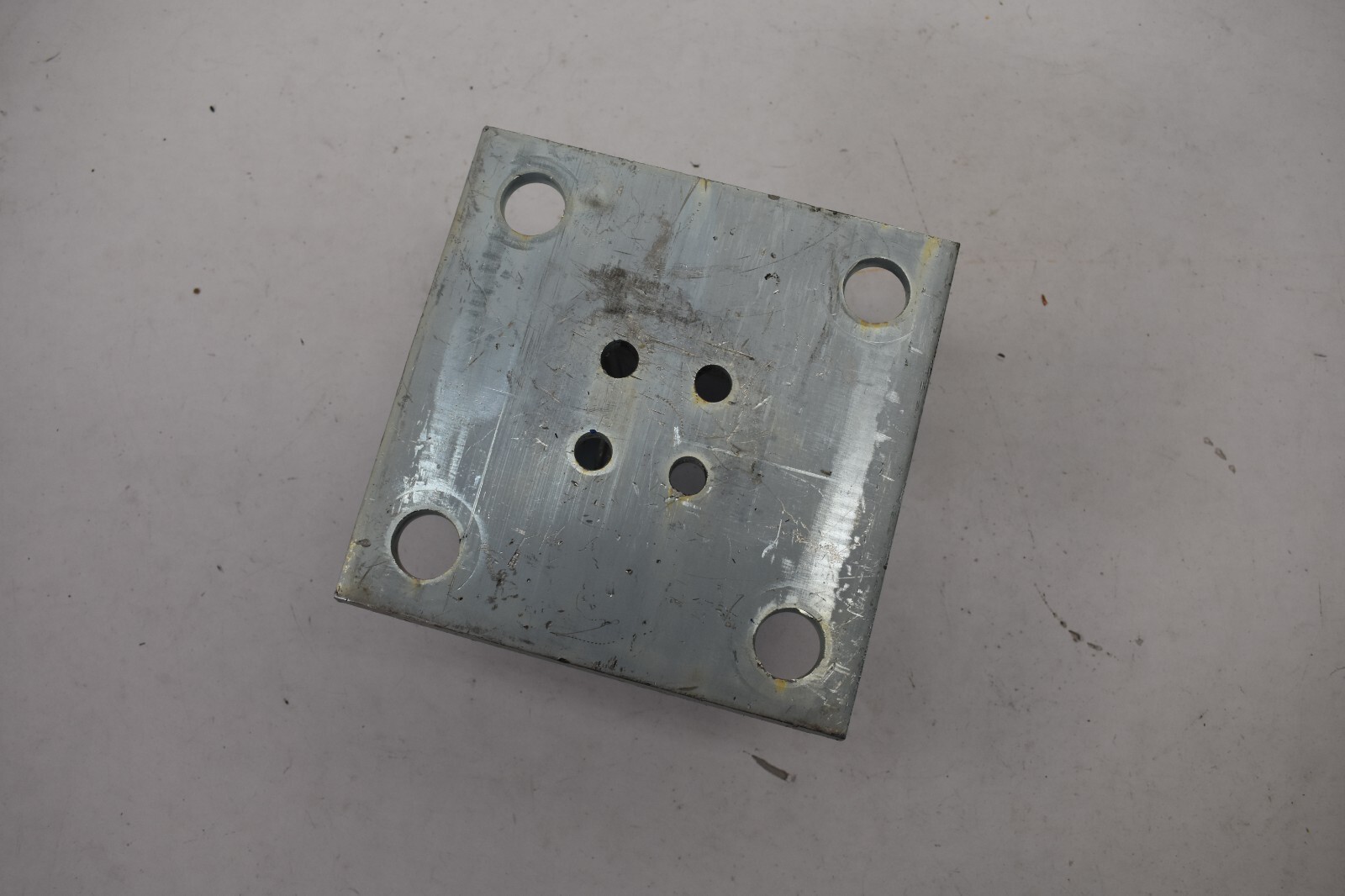 Unistrut Power Strut Channel Post Base 6″ x 6″ 6 Hole Electroplated Steel Unit