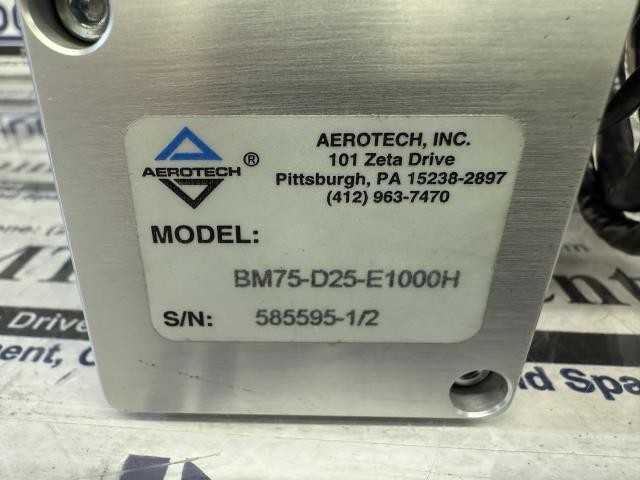 Aerotech Servo Motor – BM75_UF – BM75-D25-E1000H w/Warranty