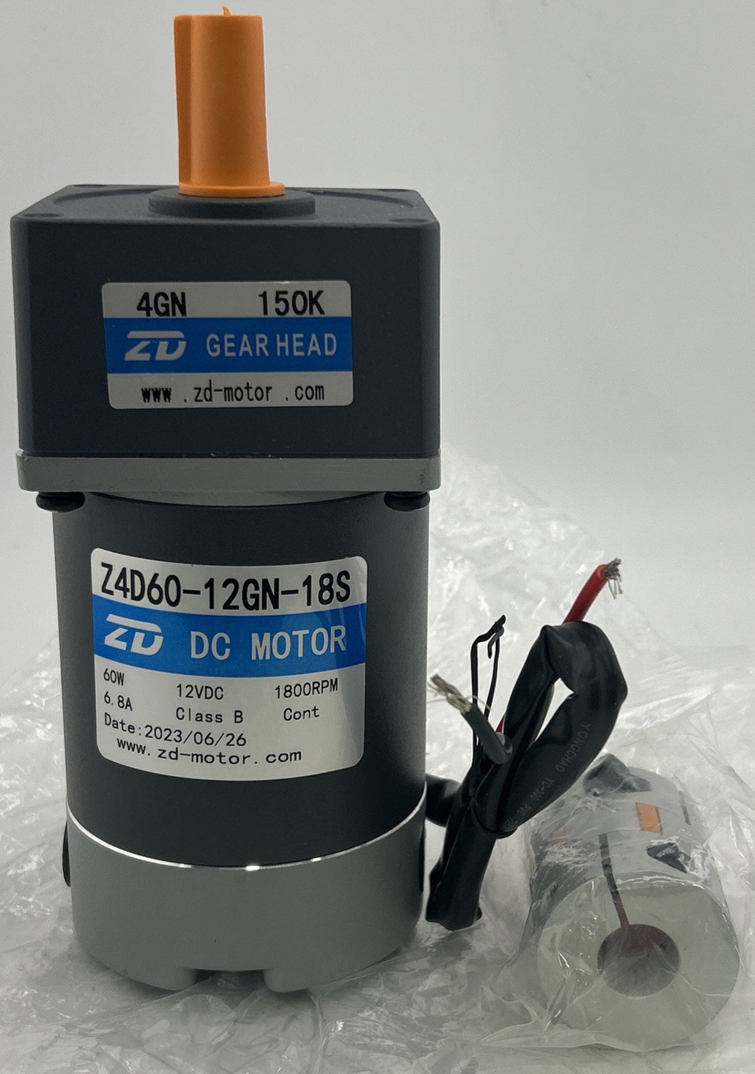1PCS NEW FIT FOR Z4D60-12GN-18S DC Motor 4GN 150K Gear Head