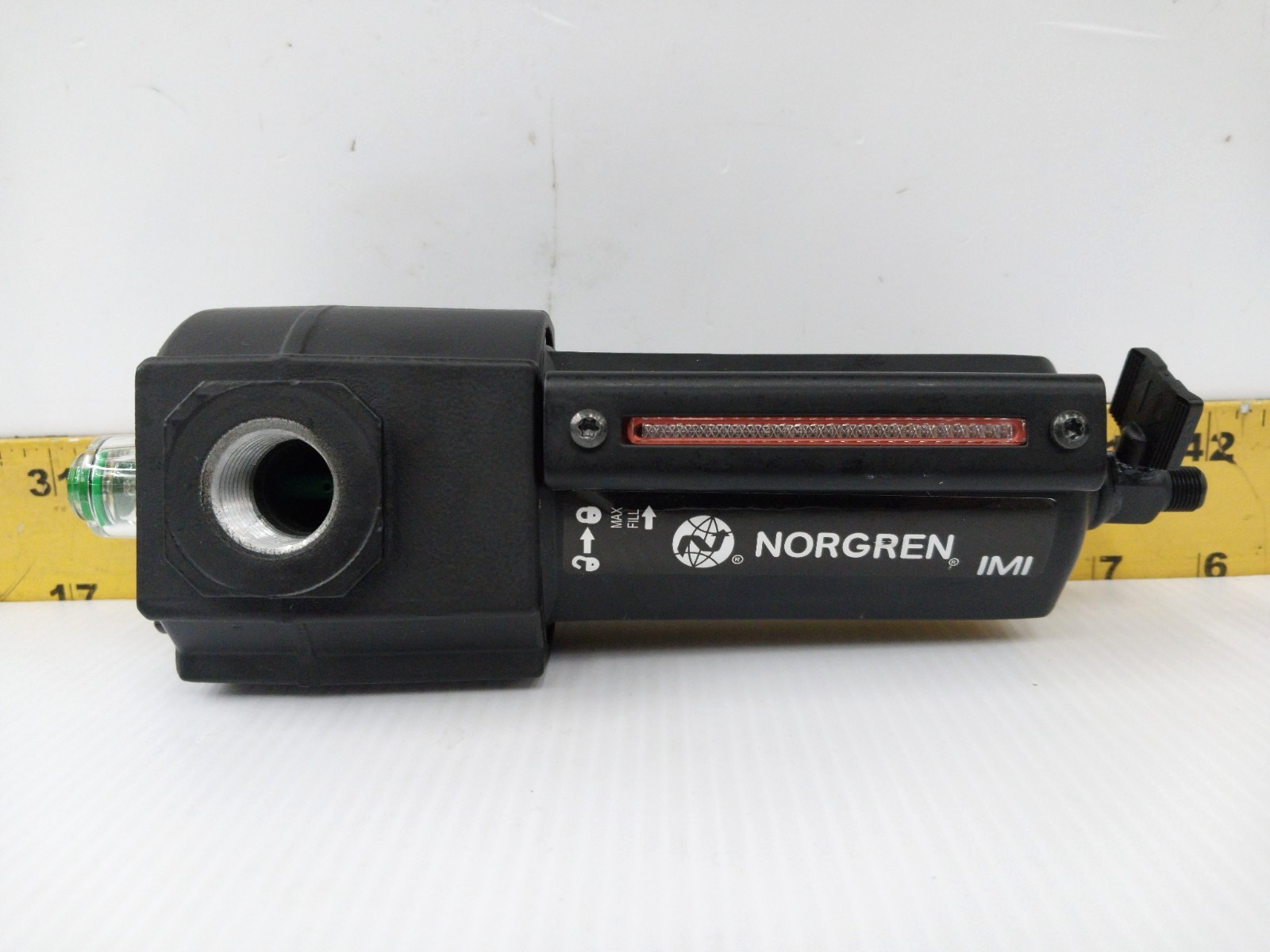 New Norgren Oil-Fog Lubricator 1/2″ NPT Ports L74C-4AP-QDN