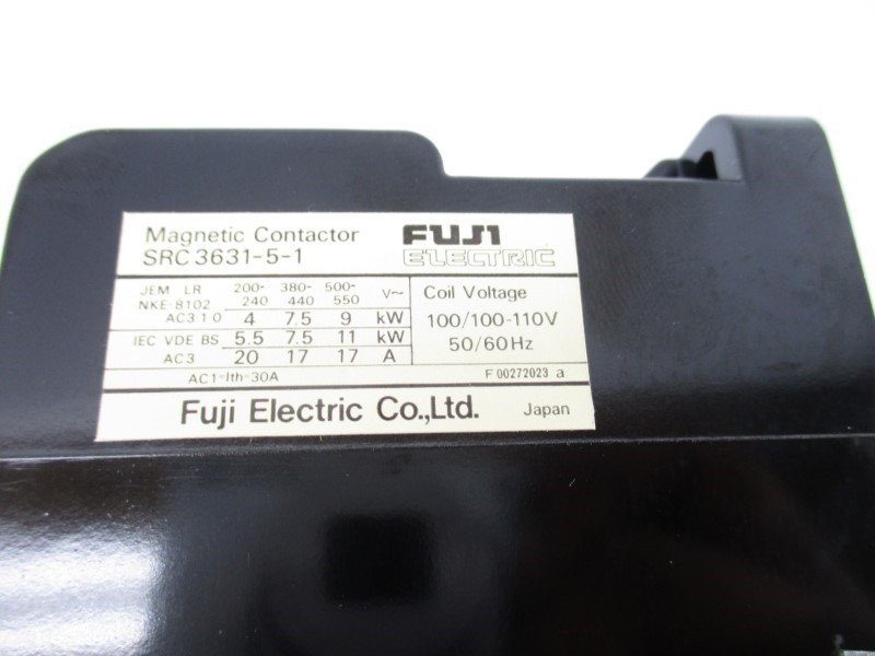 FUJI ELECTRIC SRC3631-5-1 W/ ACJA-1 100/100-110V 30A NSNP