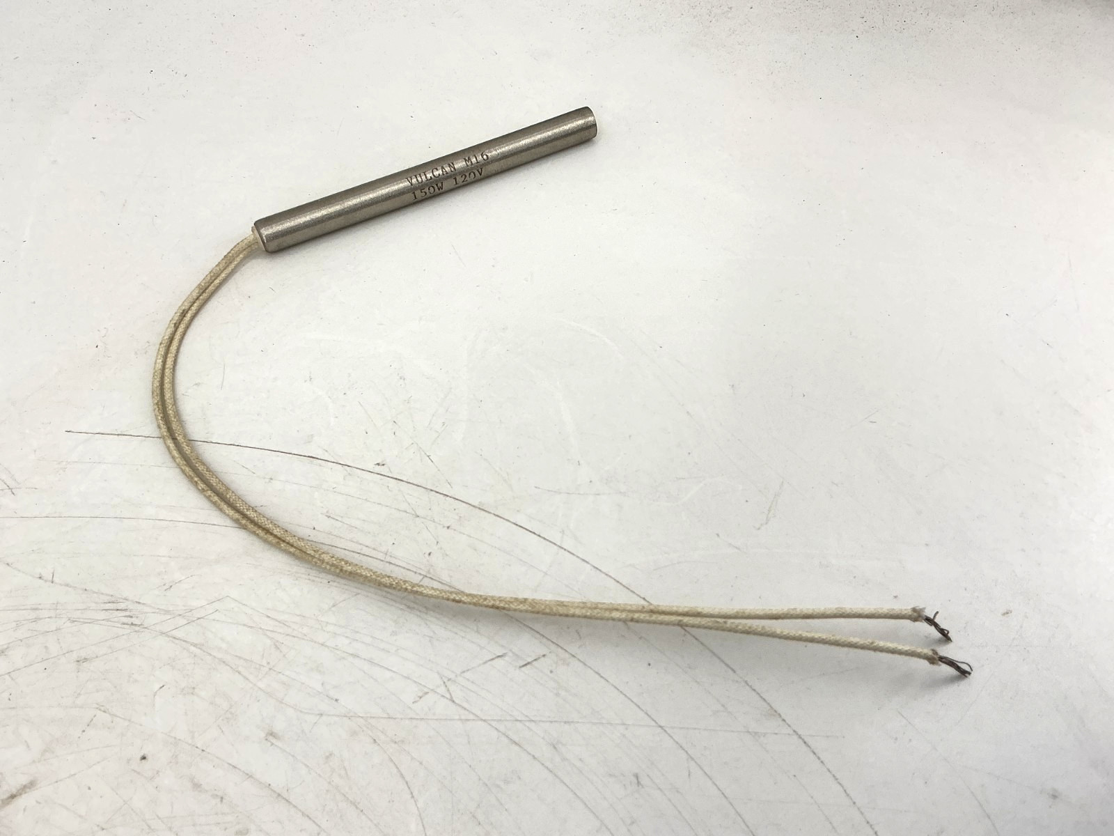 New Vulcan Electric C3930A Swaged Cartridge Heater 2-Wire 150W 120V – No Box