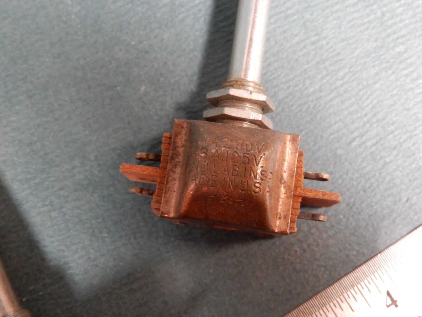 Arrow H&H Beautiful Copper Clad Two Pole NC On Off Switches Qty 2 NOS Vintage