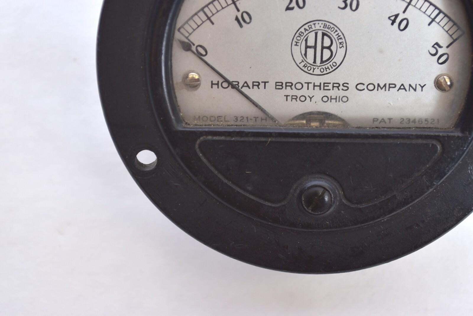 NEW HOBART BROTHERS 321-TH AMPERES D.C. METER 0-50