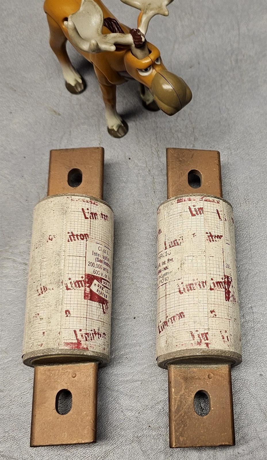 JKS-200 Limitron Fuse 200A 600V Dual Element Fast Acting Class J Lot of 2