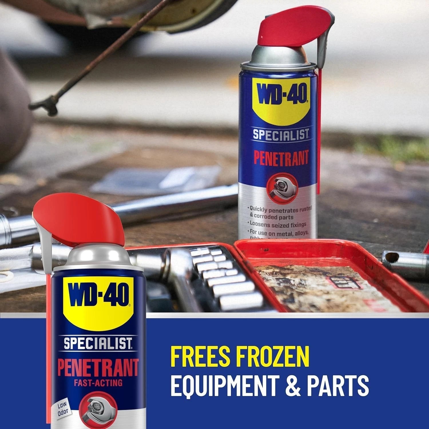 Fast-Acting 11oz Penetrant with Dual Spray Options – 6 Cans for Industrial Use