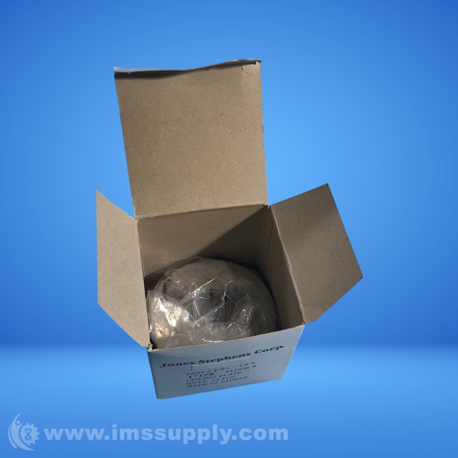 Jones Stephens F02-100 Floor and Ceiling Plate Box of 12 2517