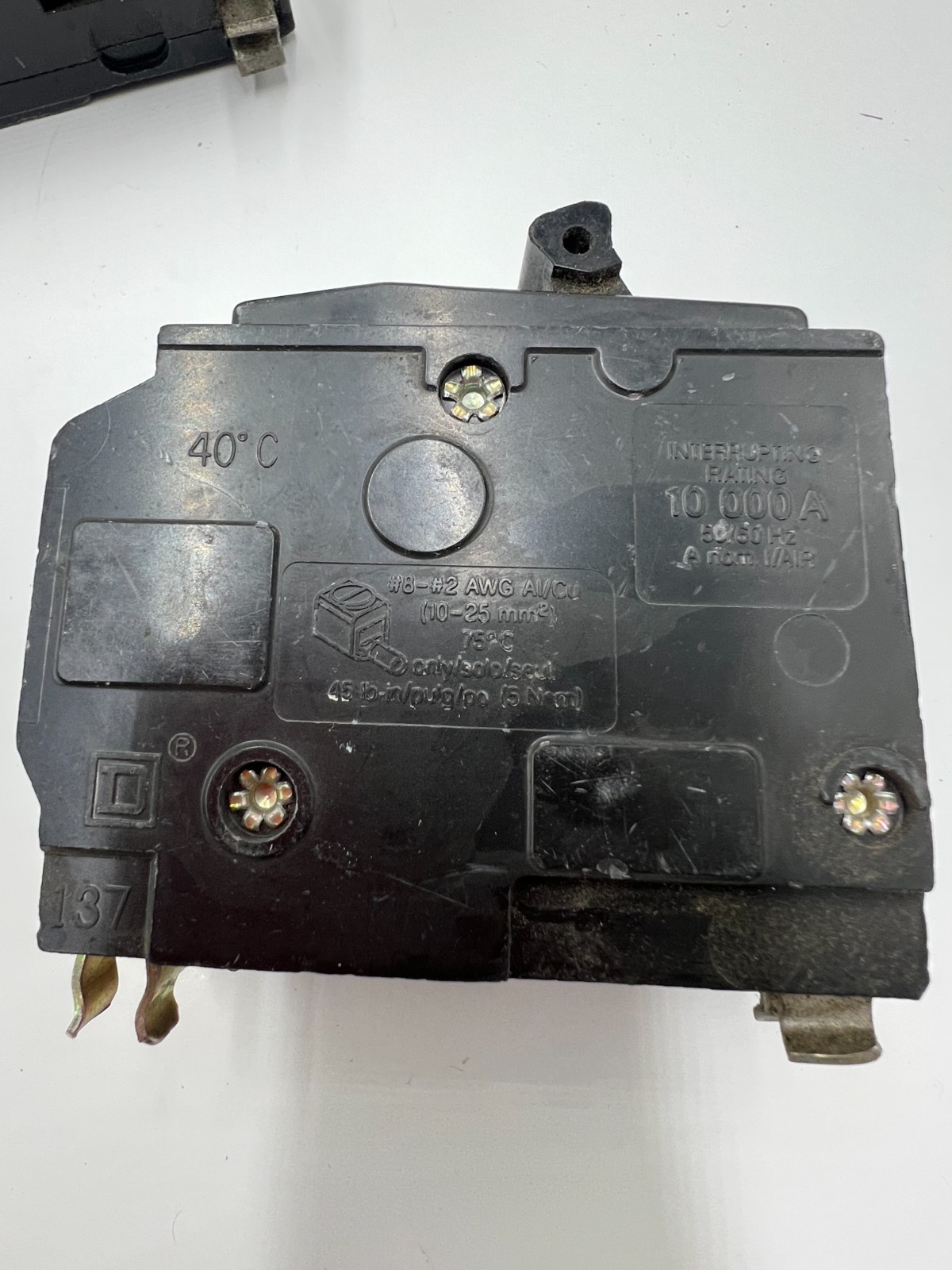 Square D Q0250 2 Poles 50A 120/240V 50/60Hz Circuit Breaker