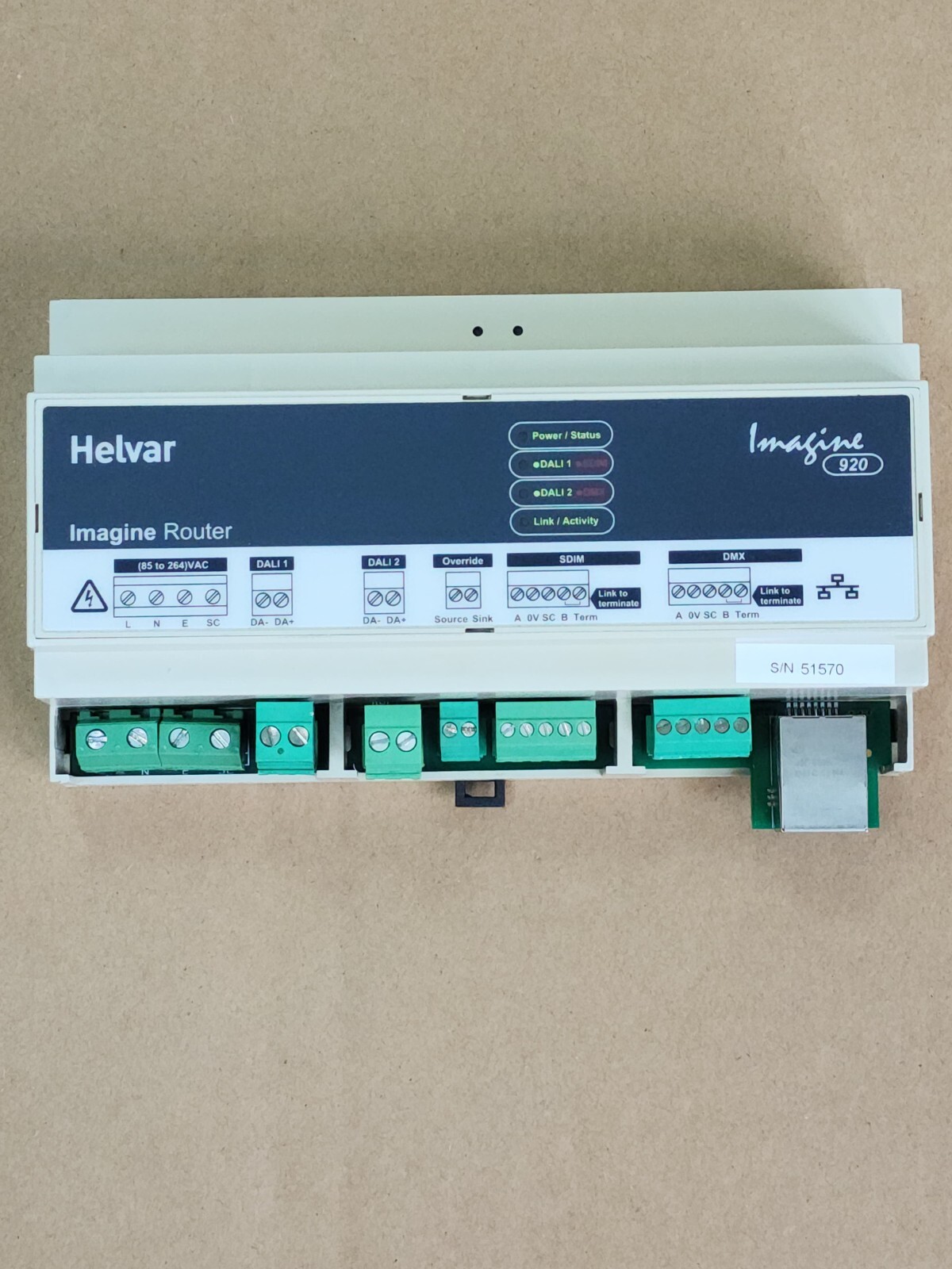 HELVAR 920 DIGIGIM ROUTER APPLICATION CONTROLLER HELVAR 921