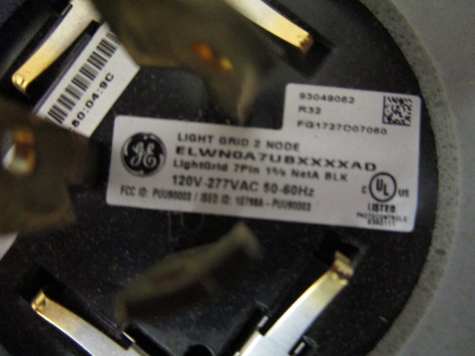 GE Lightgrid ELWN ELWN0A8U7XXXXAD 7-Pin; ANSI 120-277VAC