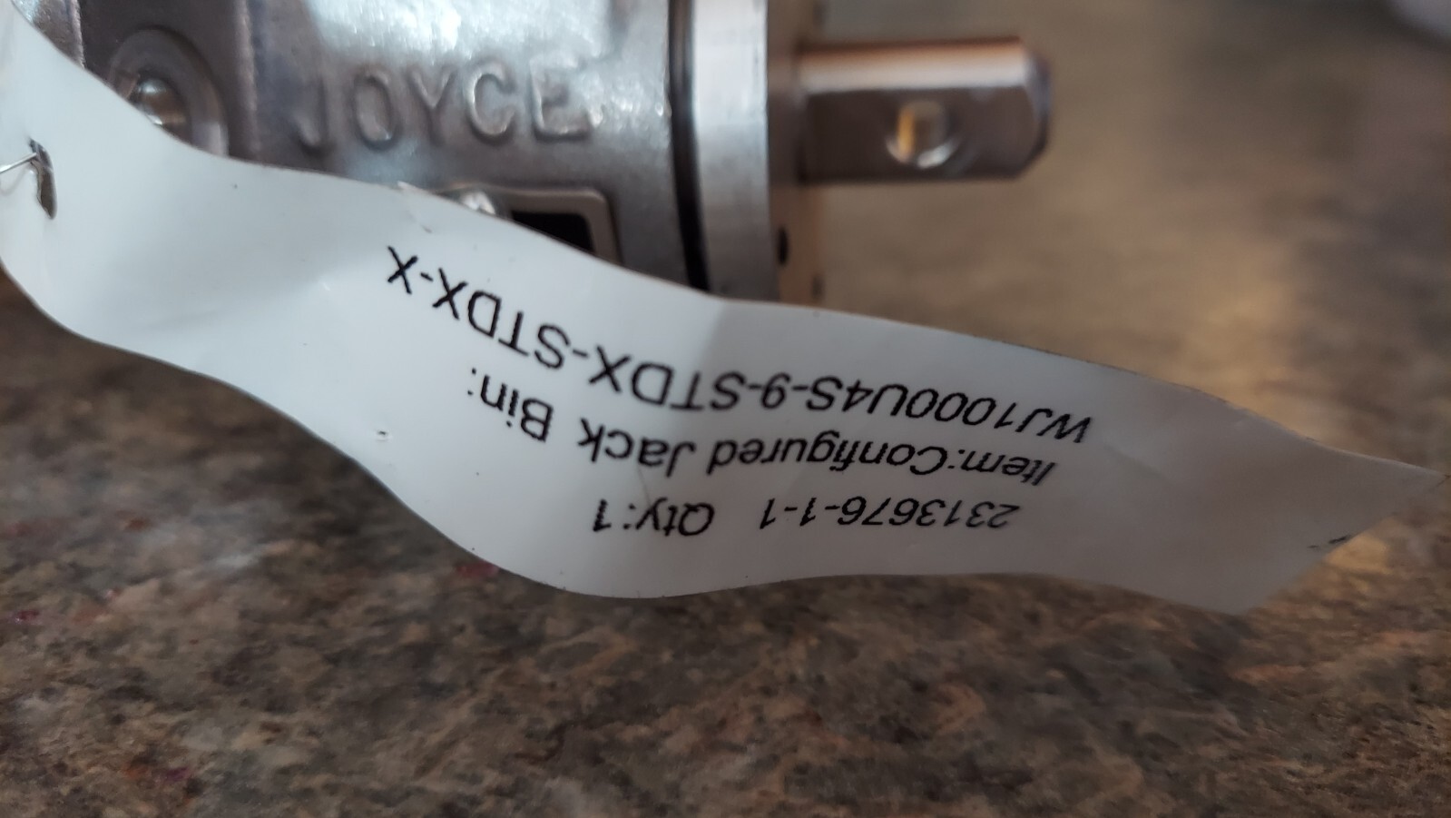 New Joyce Dayton WJ1000U4S-9-STDX-STDX-X 2313676-1-1 Screw Jack
