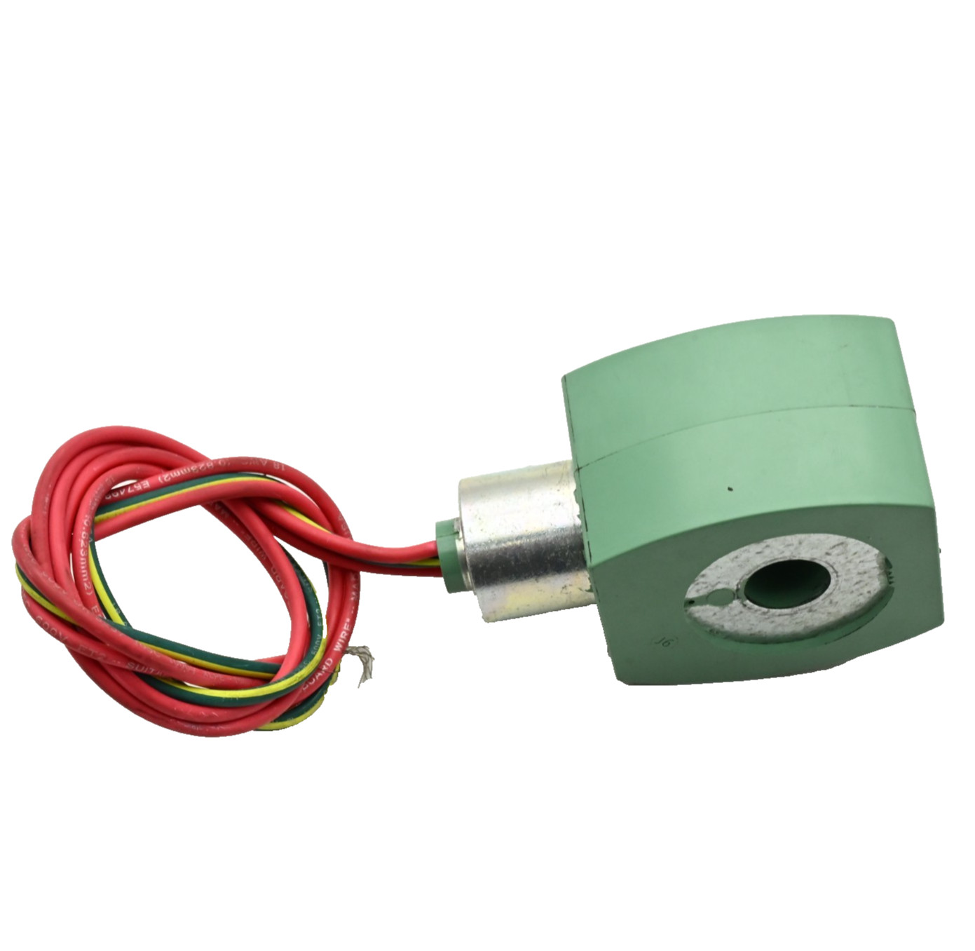 Lot of 2x ASCO Solenoid MP-C-080 238610 -032-D Coil 120V AC 50/60Hz Green Epoxy