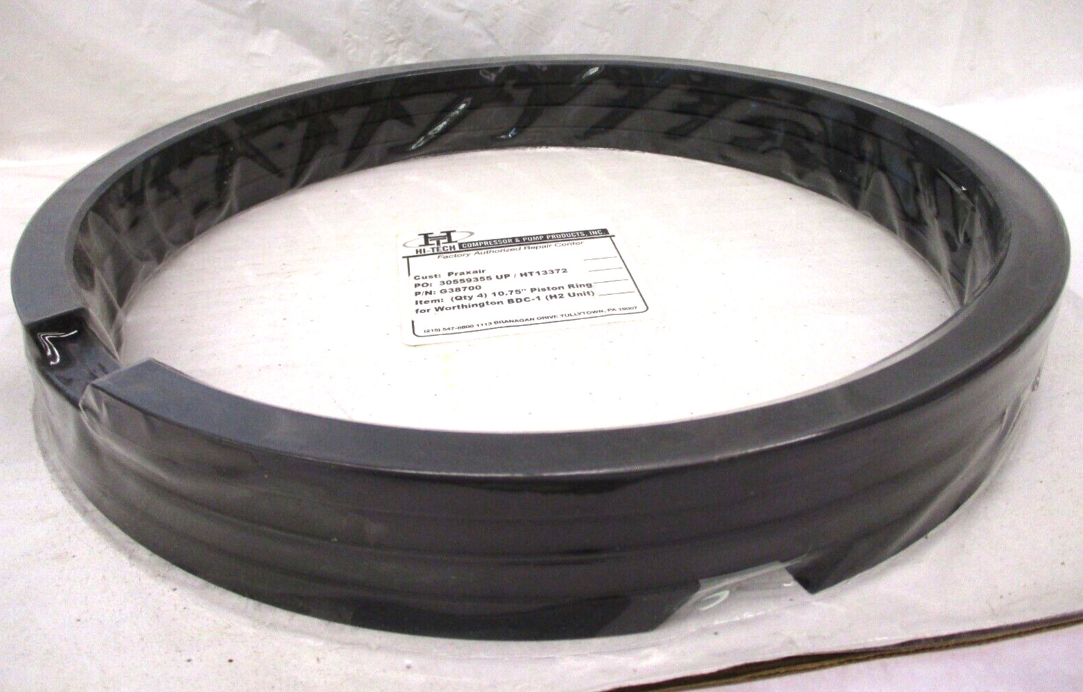 HI-TECH G38700 10.75″ Piston Ring G38701 10.75″ Rider Ring for BDC-1 H2 A6692PA