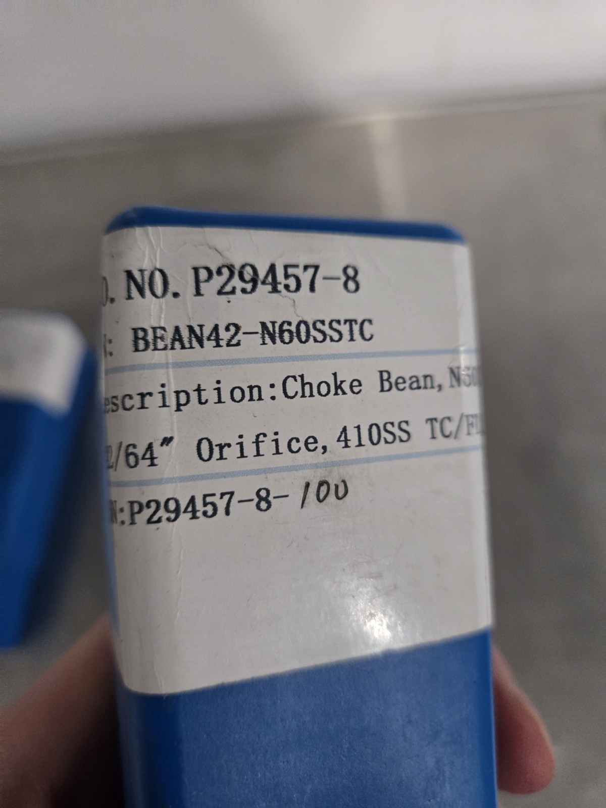 Choke Bean Orifice BEAN42-N60SSTC N60 Style 42/64″ 410SS TC/FL P29457-8