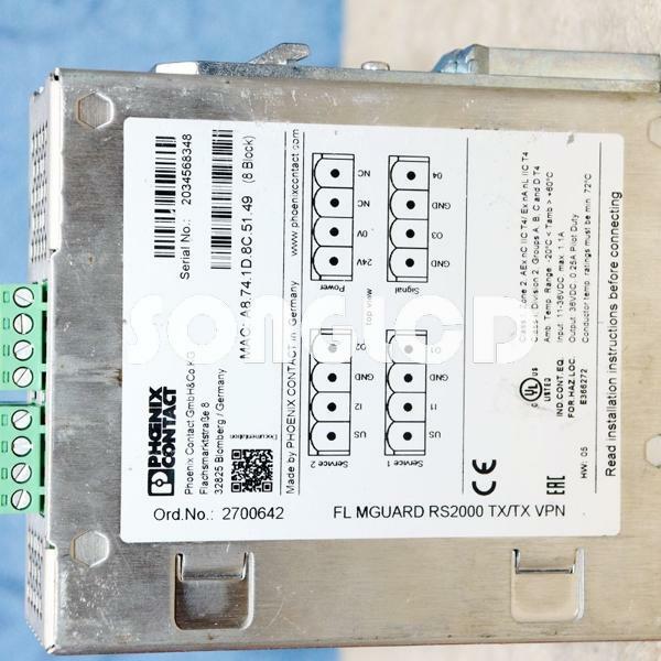 1PCS 2700642 FL MGUARD RS2000TX/TX VPN 90days warranty via DHL or FedEx